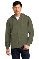 Sudadera con capucha de forro polar V.I.T. con cremallera completa de District