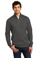 Sudadera de forro polar V.I.T. con cremallera 1/4 de District