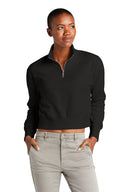 Sudadera de forro polar V.I.T. con cremallera 1/2 para mujer de District®