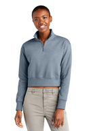 Sudadera de forro polar V.I.T. con cremallera 1/2 para mujer de District®