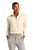 Sudadera de forro polar V.I.T. con cremallera 1/2 para mujer de District®