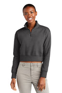 Sudadera de forro polar V.I.T. con cremallera 1/2 para mujer de District®