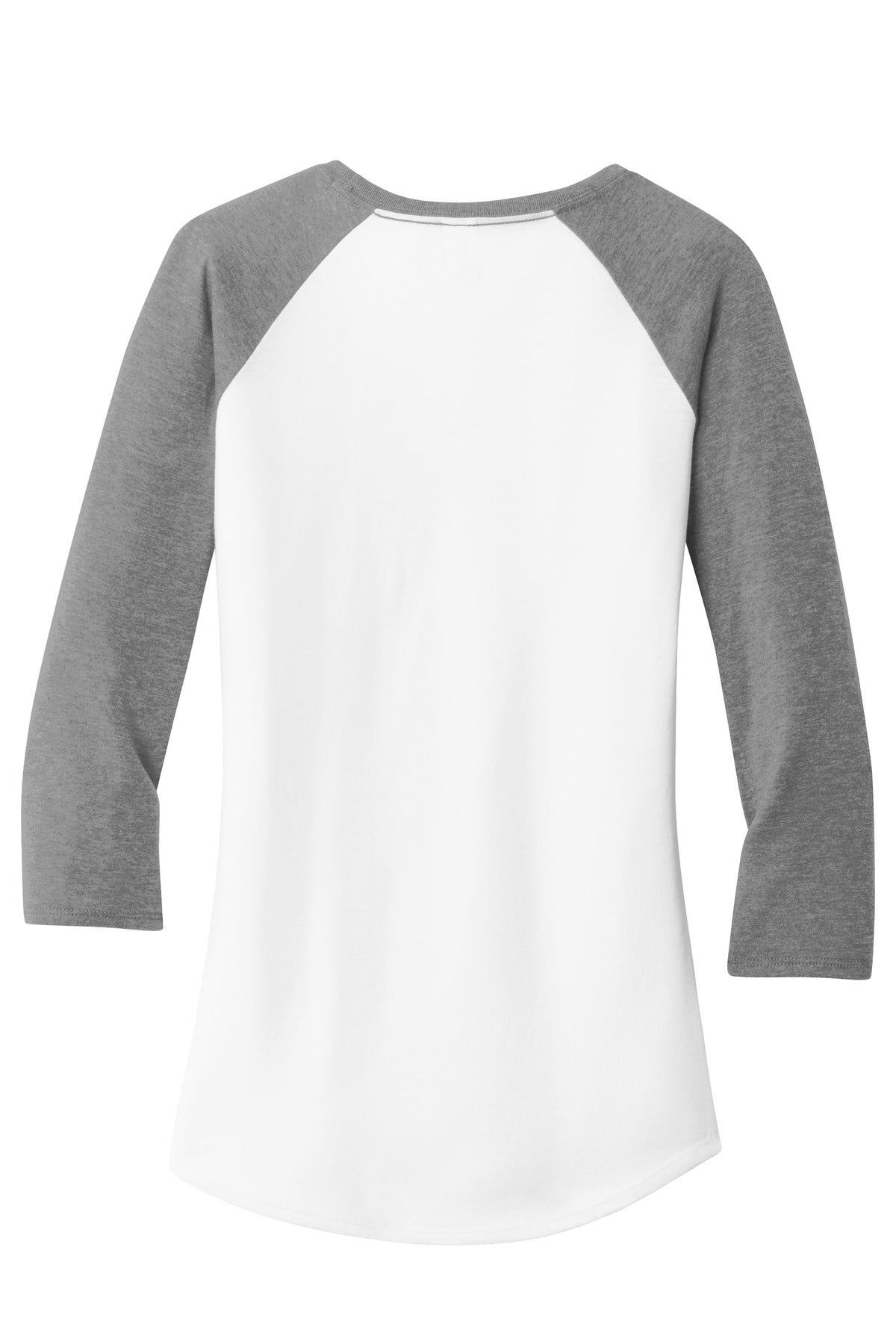 DISCONTINUED District® Women's Fitted Very Important Tee® 3/4-Sleeve Raglan