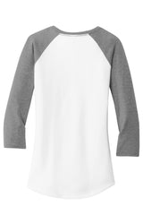 DISCONTINUED District® Women's Fitted Very Important Tee® 3/4-Sleeve Raglan