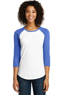 District® Women's Fitted Very Important Tee® 3/4-Sleeve Raglan