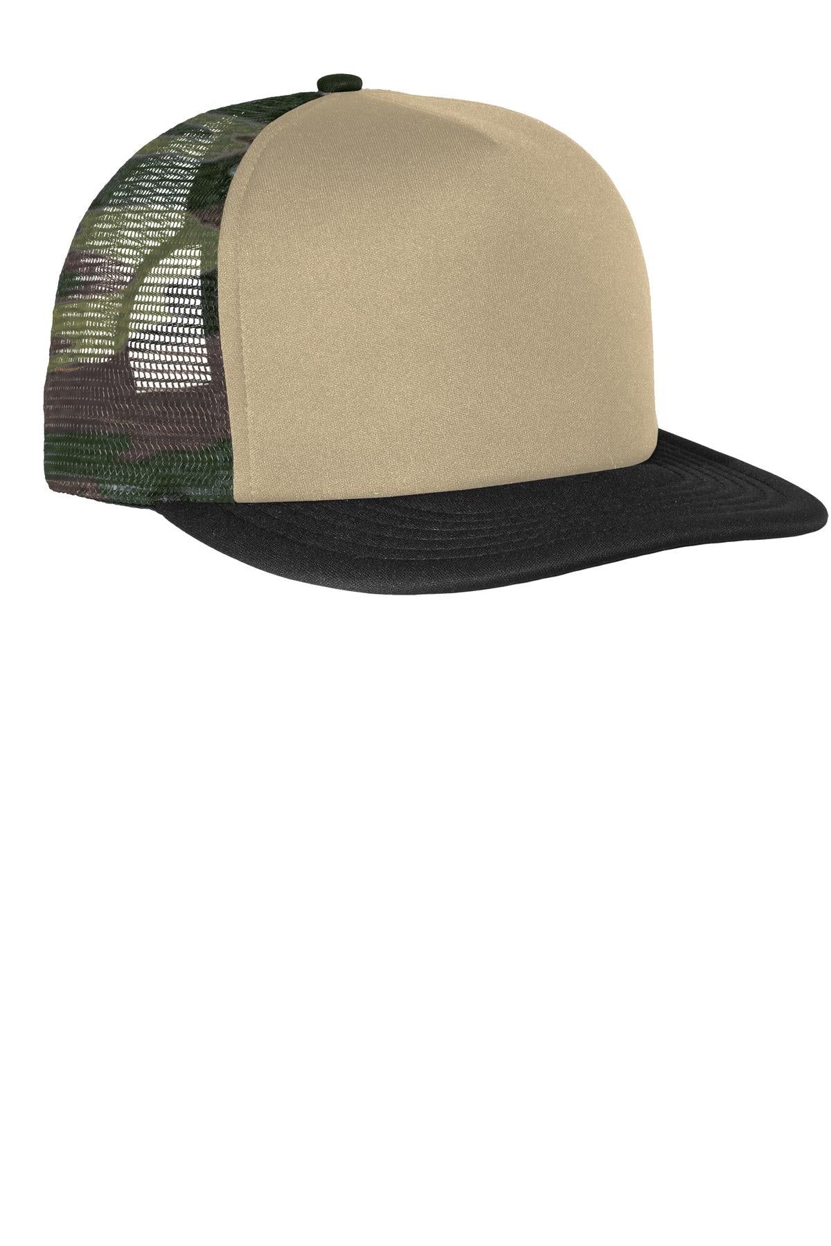 District® Flat Bill Snapback Trucker Cap