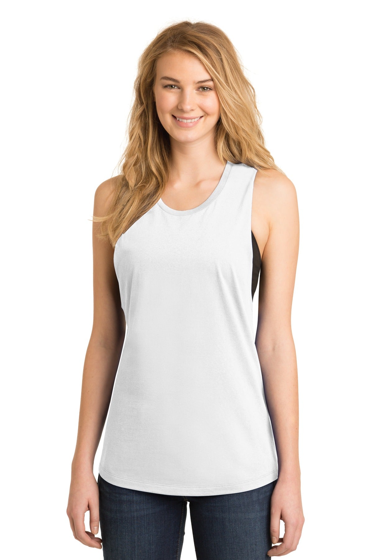 DISCONTINUED District® Women's Fitted V.I.T.™ Festival Tank