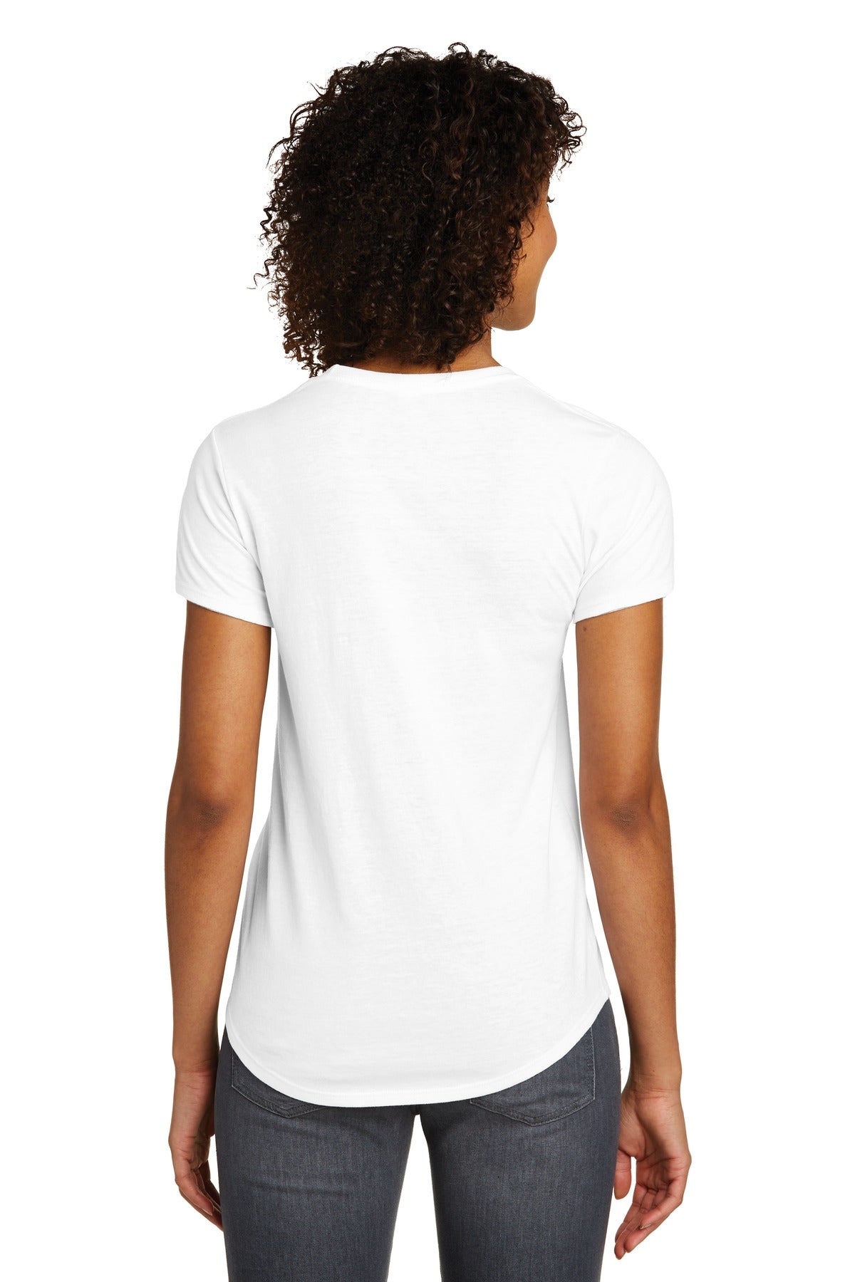 DISCONTINUED District® Women's Fitted Very Important Tee® Scoop Neck