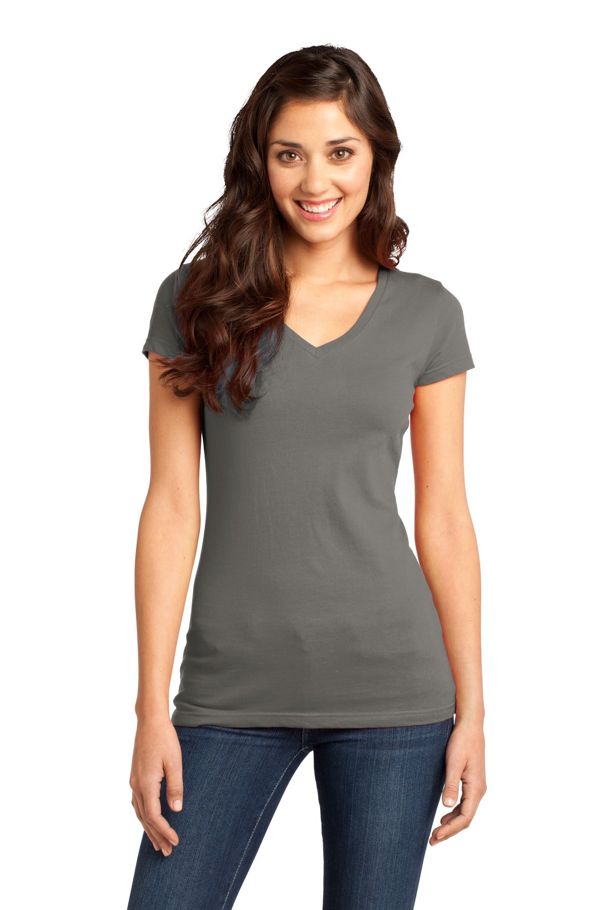 DISCONTINUED District® - Juniors Very Important Tee® V-Neck