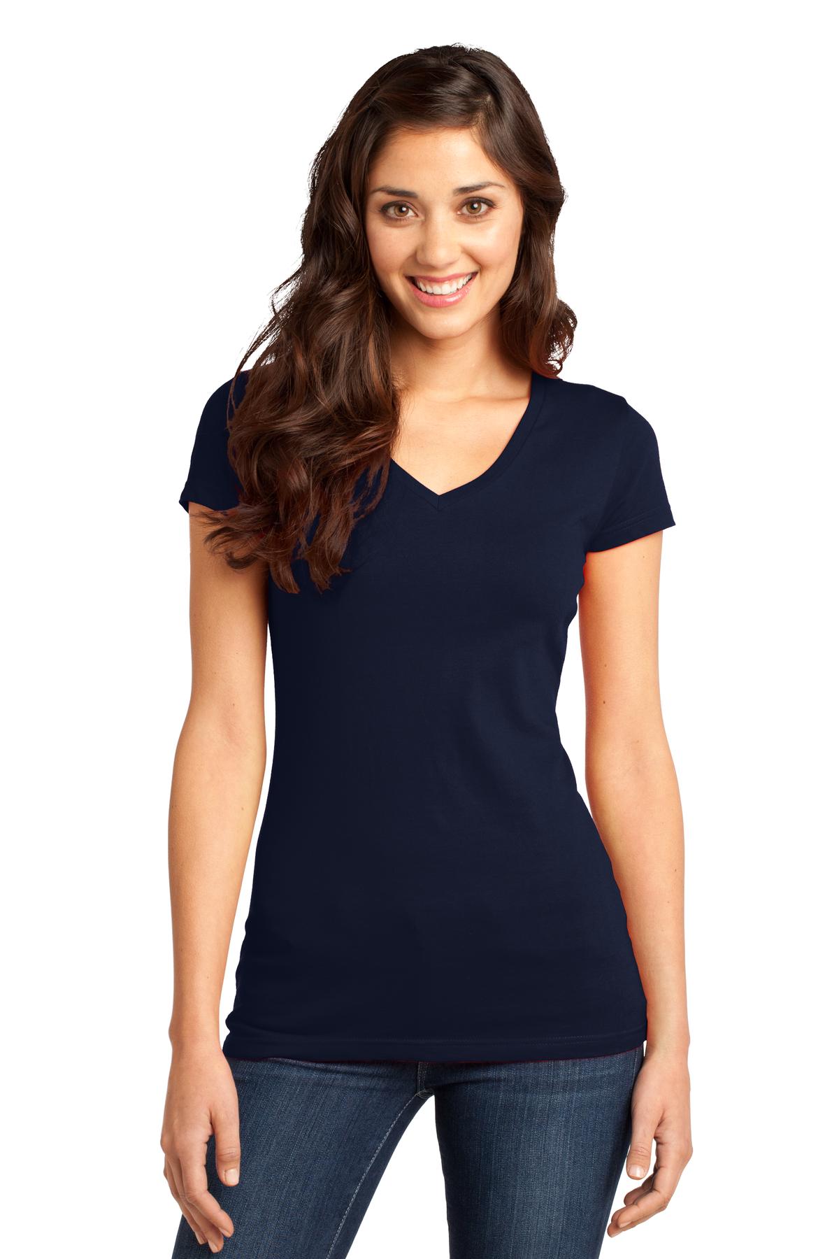 DISCONTINUED District® - Juniors Very Important Tee® V-Neck