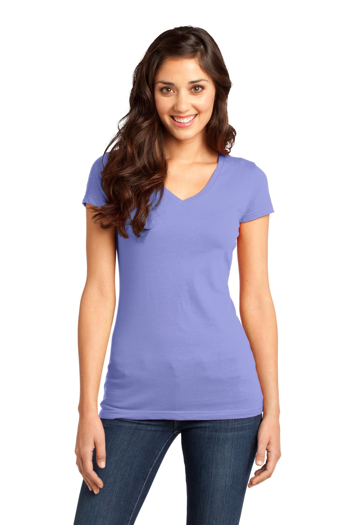 DISCONTINUED District® - Juniors Very Important Tee® V-Neck