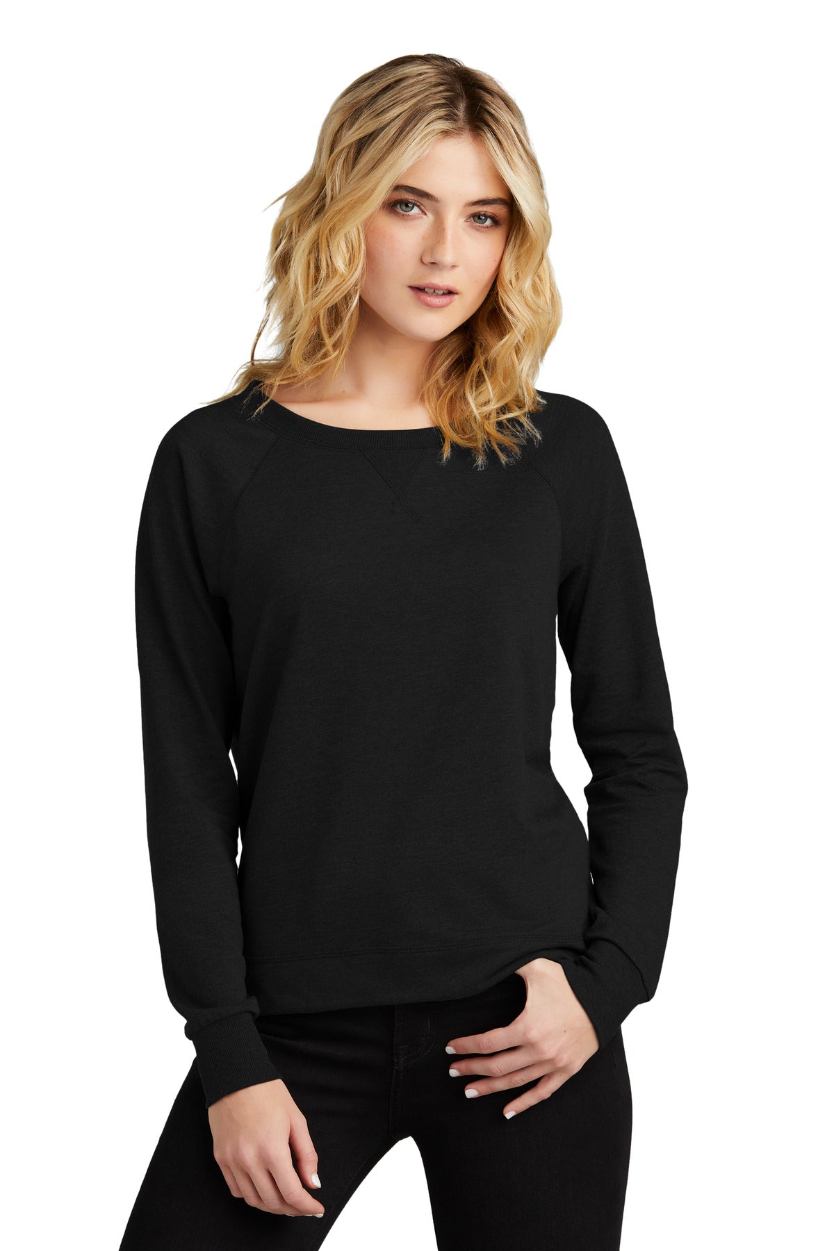 District® Women's Featherweight French Terry™ Long Sleeve Crewneck