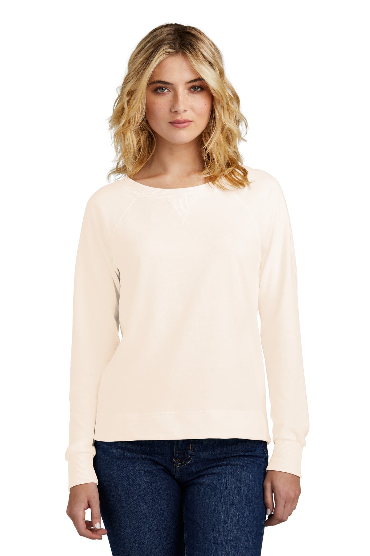 District® Women's Featherweight French Terry™ Long Sleeve Crewneck