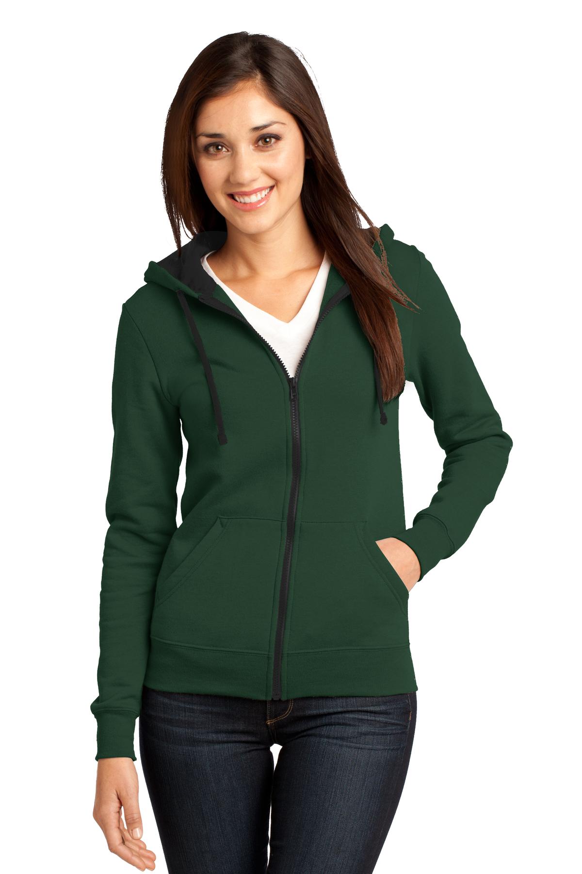 DISCONTINUED District® - Juniors The Concert Fleece® Full-Zip Hoodie