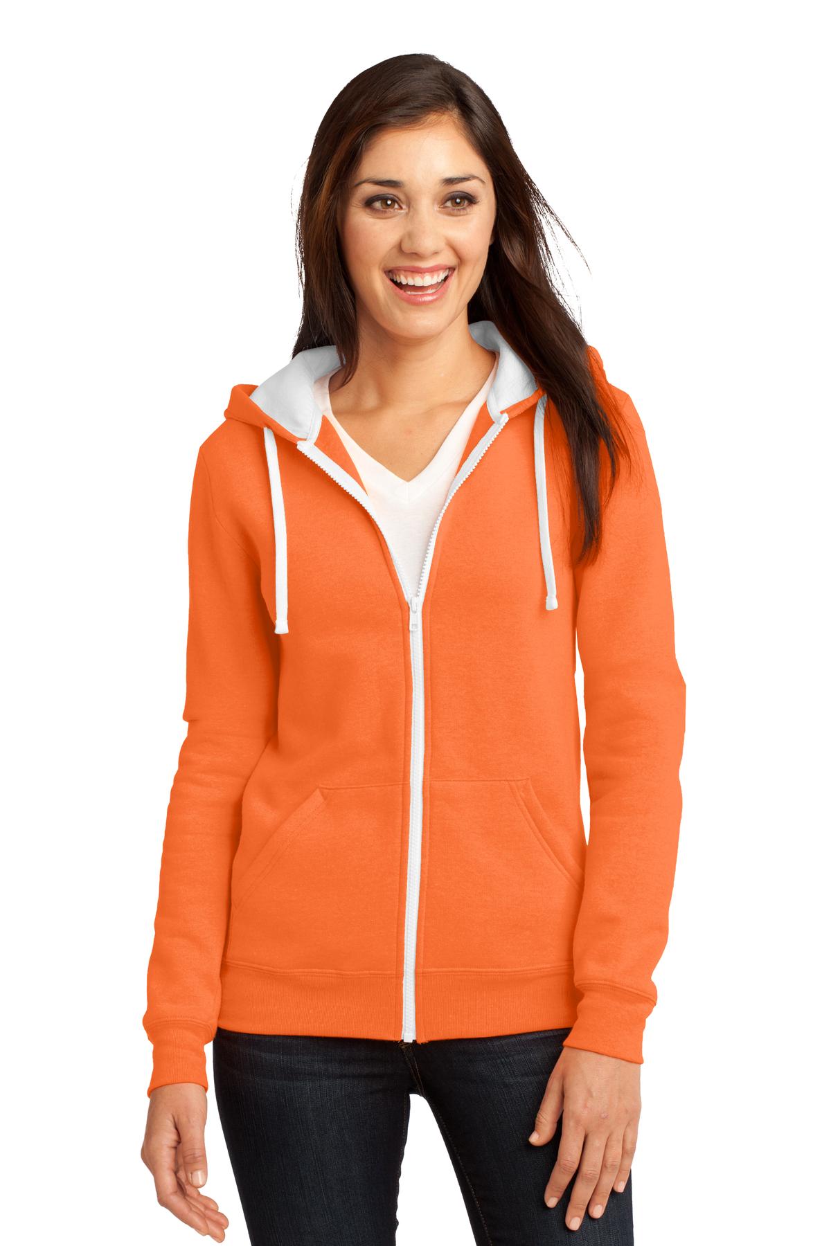 DISCONTINUED District® - Juniors The Concert Fleece® Full-Zip Hoodie