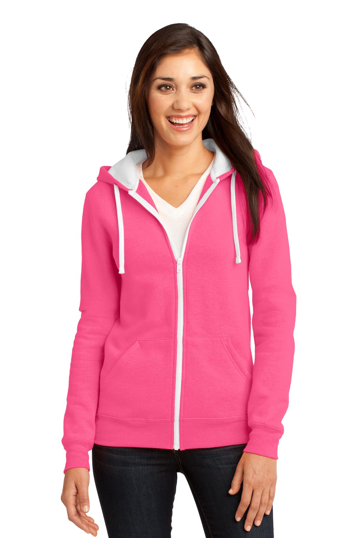 DISCONTINUED District® - Juniors The Concert Fleece® Full-Zip Hoodie