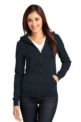 DISCONTINUED District® - Juniors The Concert Fleece® Full-Zip Hoodie