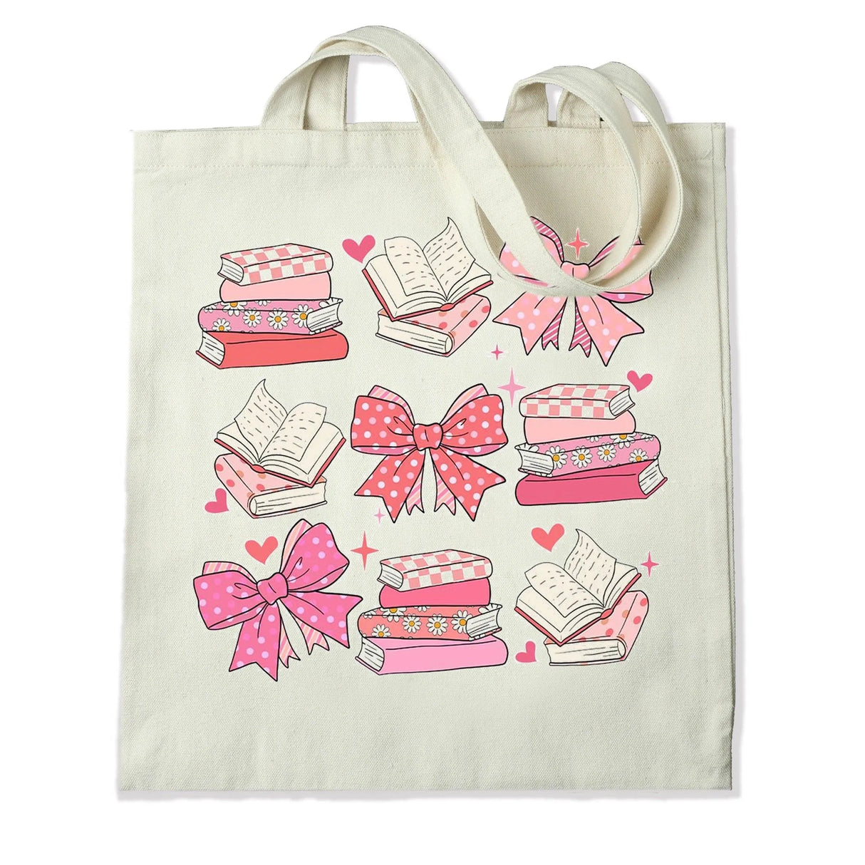 DTF Heat Transfer - Bows & Books 10"