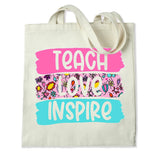 DTF Heat Transfer - Teach Love Inspire 10"