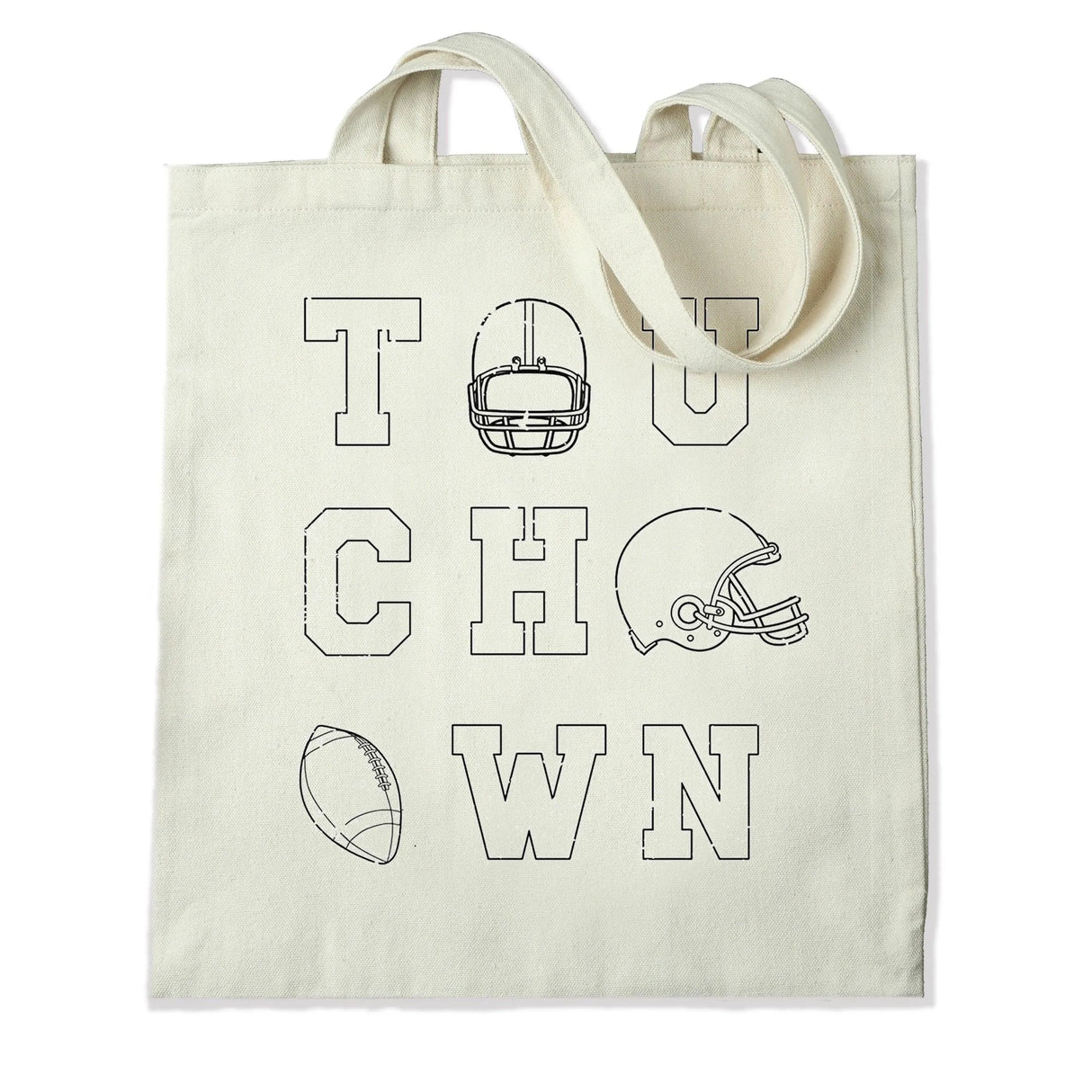 DTF Heat Transfer - Touchdown White 10"