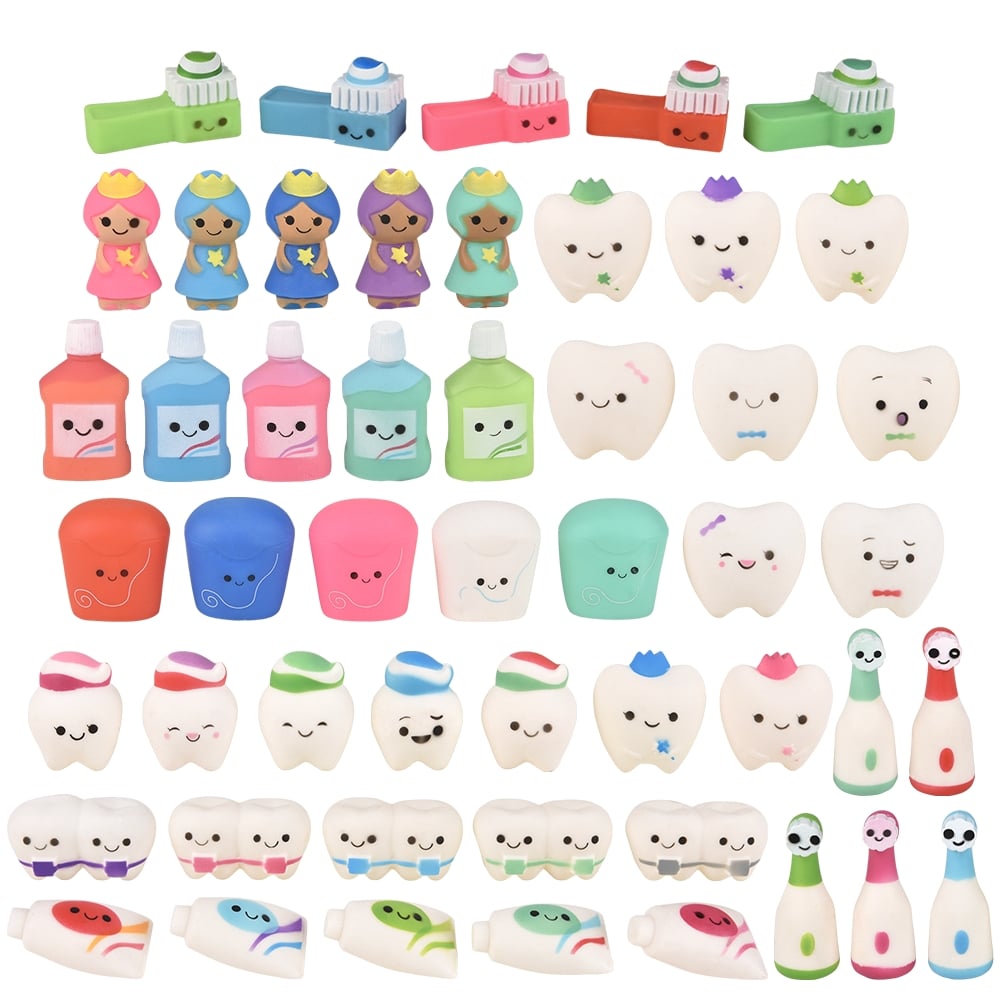 Dental Character Assortment Mini Figures (50 Pcs)