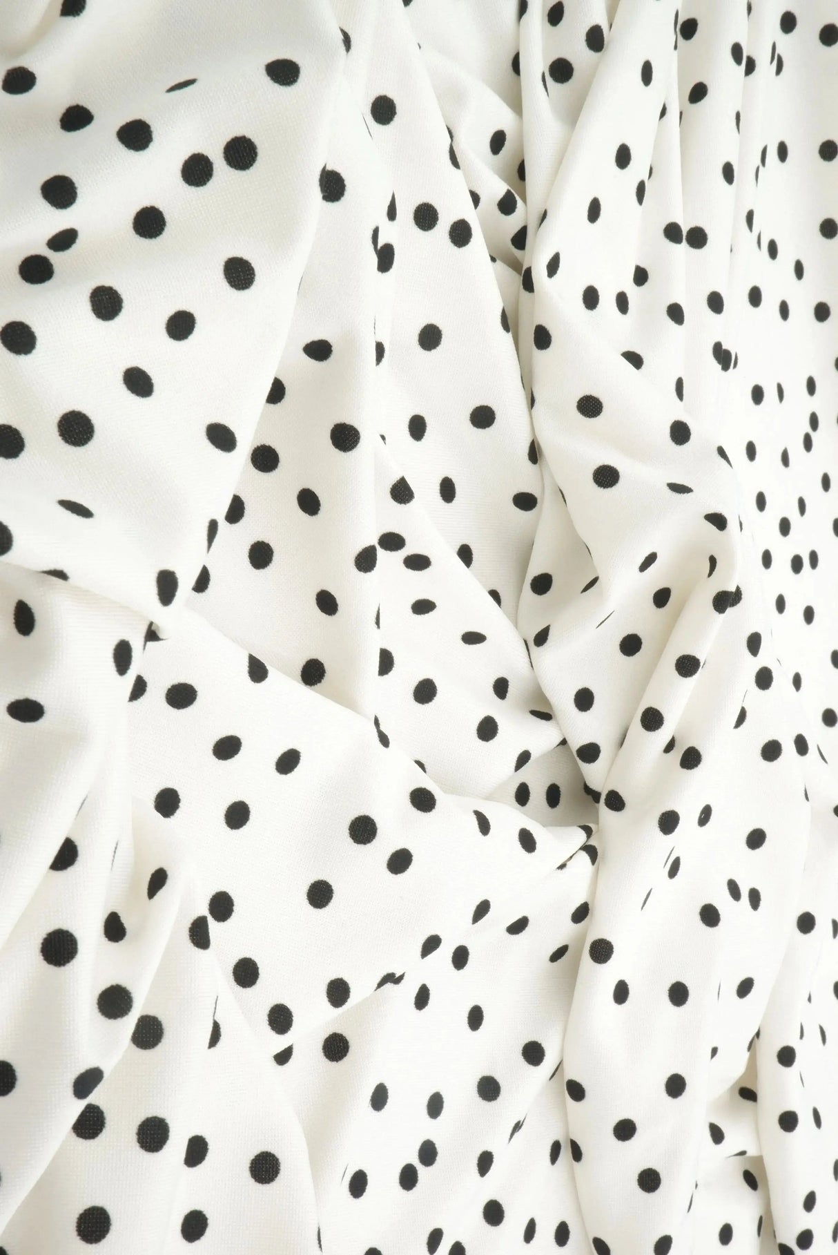 DTY Micro Polka Dot Print Knit Fabric 58/60" Wide