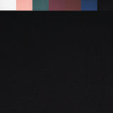 DTY Double Brushed Poly Spandex Knit Fabric Black