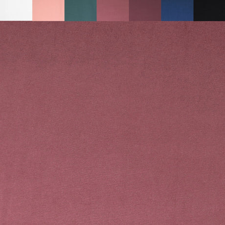 Polyester Spandex Knit Fabric Mauve DTY Double Brushed