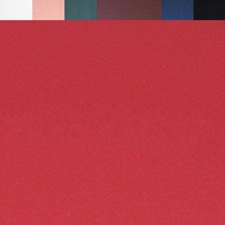 Polyester Spandex Knit Fabric Red DTY Double Brushed