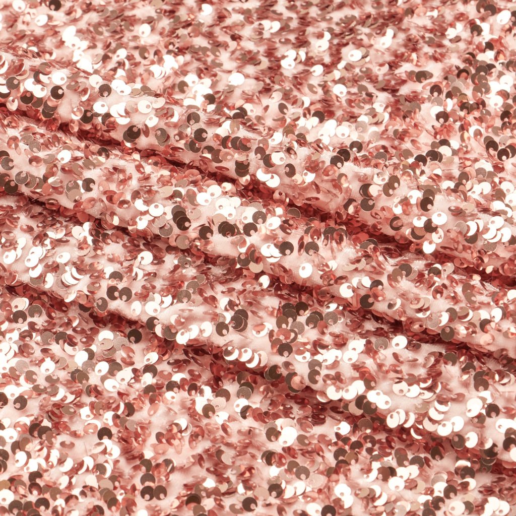 Stretch Velvet Sequin Fabric