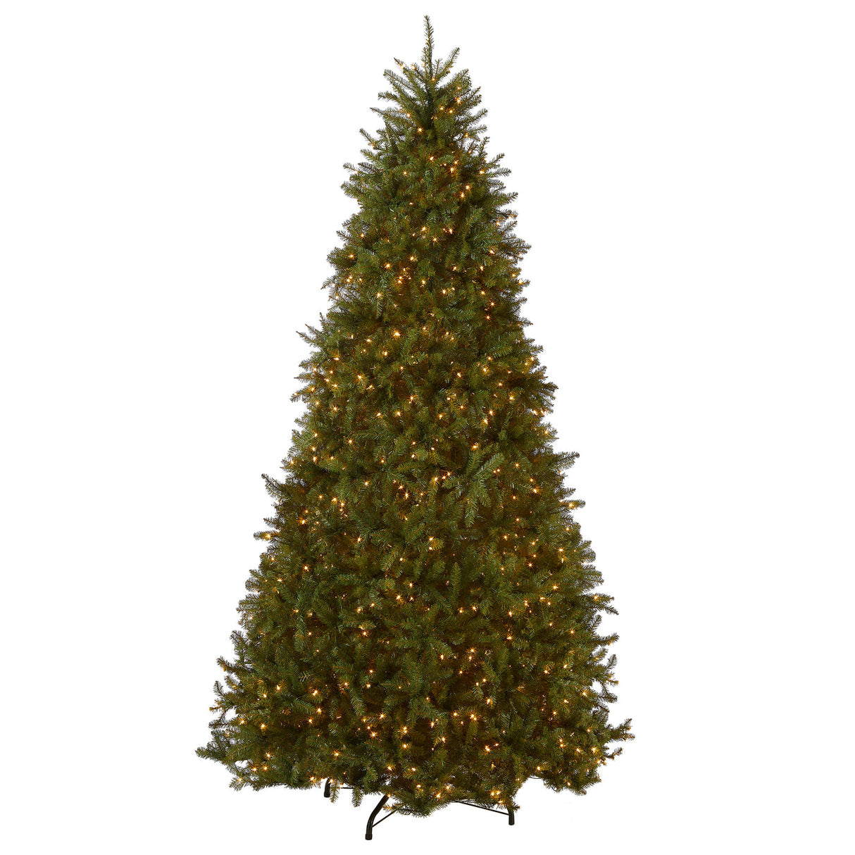 10ft Pre-Lit Dunhill Fir Christmas Tree with Clear LED Lights