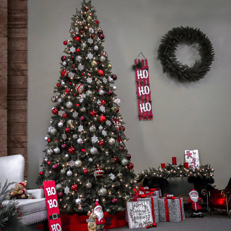 10ft Dunhill Fir Full Artificial Christmas Tree with Hinged Branches