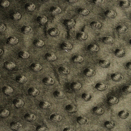 Minky Dimple Dot Faux Fur Fabric - 100 Percent Polyester, Embossed Dimple Dot, 60" Width (1 Yard)