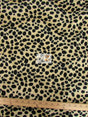 Taupe Velboa Dalmatian Dog Animal Short Pile Fabric