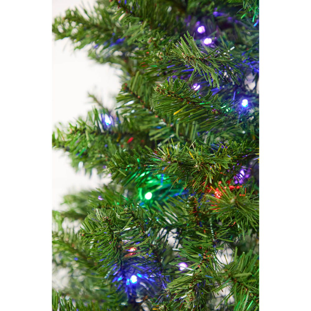 7.5' Green River Pine Artificial Christmas Tree with 400 Color-Changing Lights
