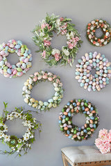 17.75" Easter Egg Wreath