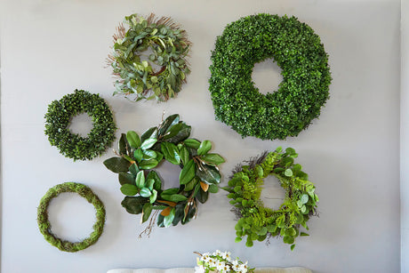 22" Eucalyptus Fern Wreath