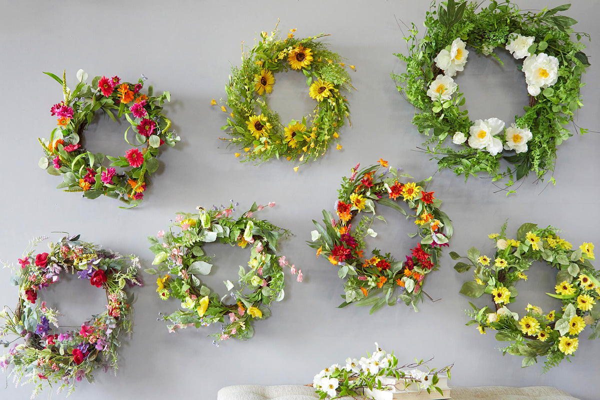 22" Sunflower Wreath