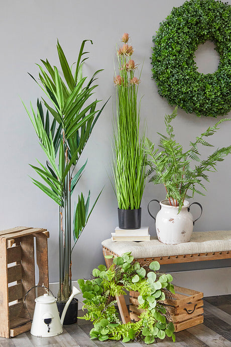 33" Luxe Potted Fern