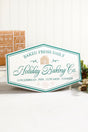 14" Holiday Baking Company Metal Sign