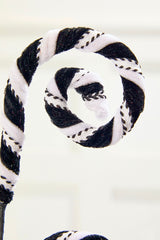 27" Velvet Stripe Spiral Curly Spray