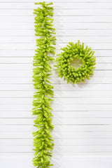 9' x 14" Lime Green Garland