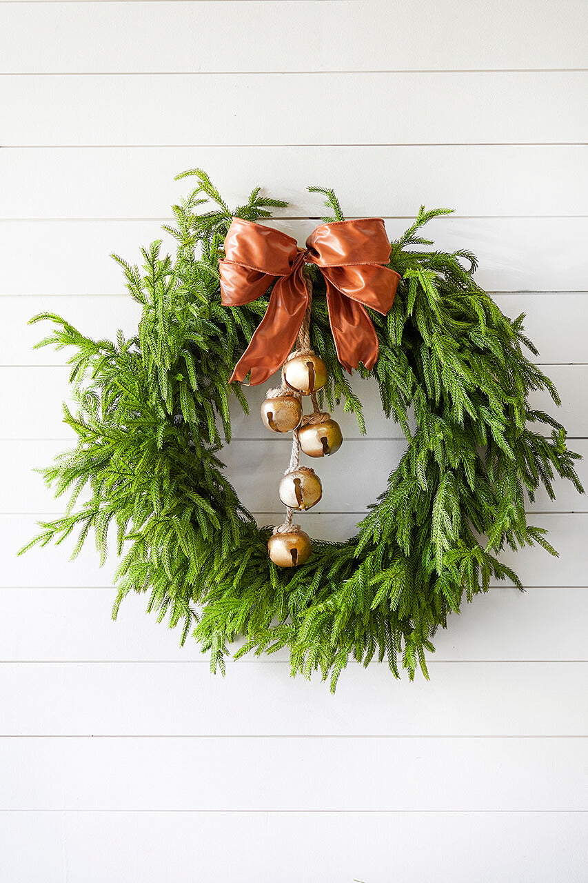 30" Just Cut Real Touch Norfolk Pine Wreath
