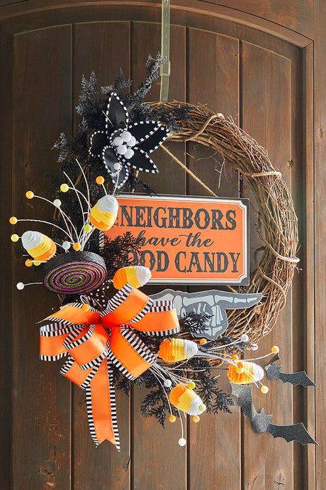 13” The Neighbors Have The Good Candy Halloween Sign