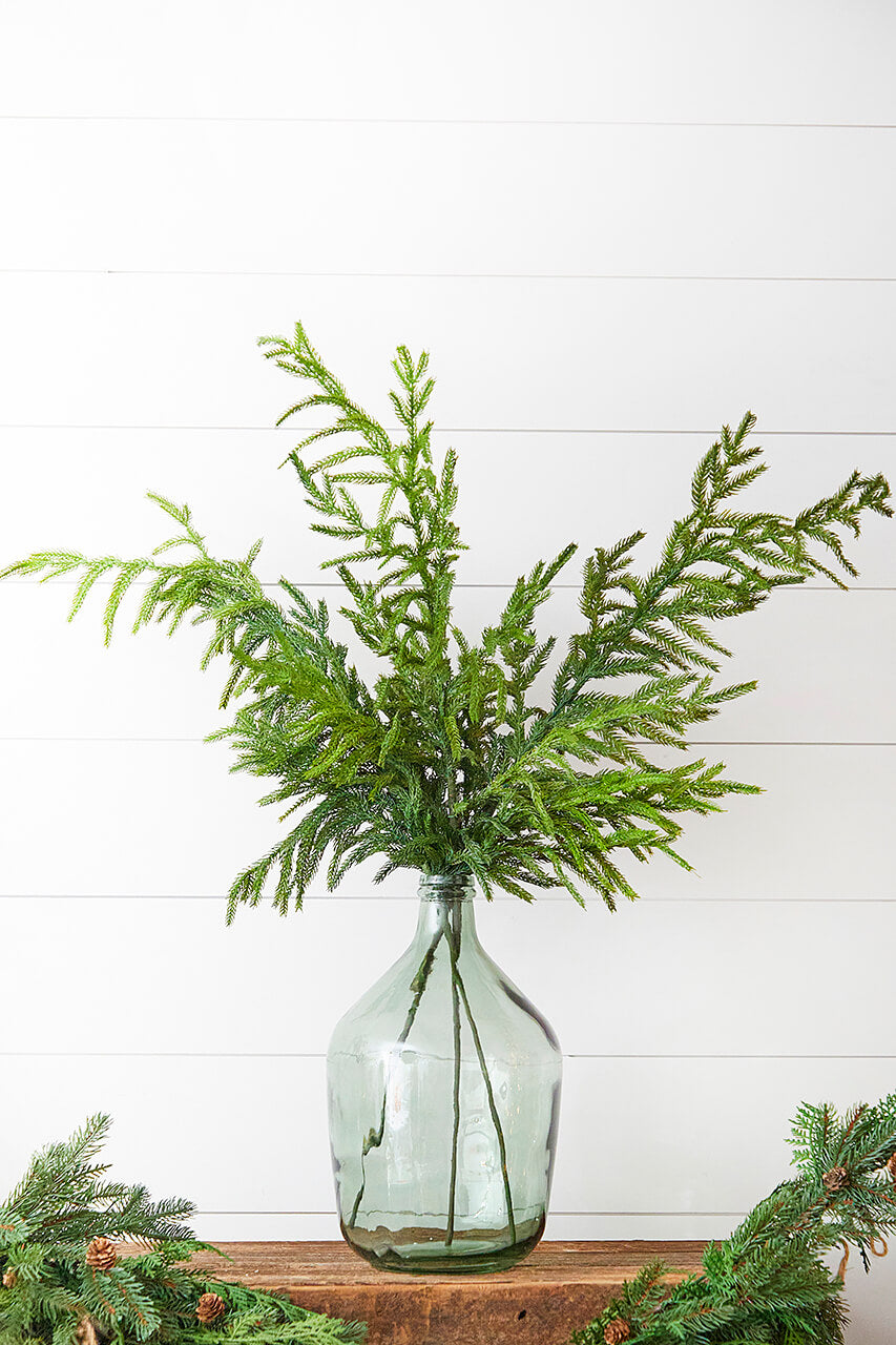 38” Natural Touch Norfolk Pine Christmas Spray