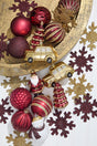 Christmas Shatterproof 25 Piece Assortment - Red, Gold