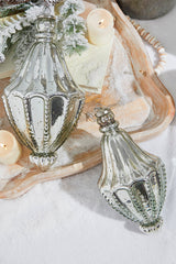 12" Cathedral Antique Mercury Glass Ornament