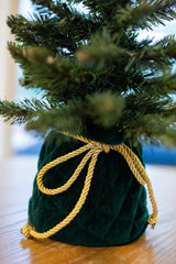 18” Christmas Tree In Green Decorative Bag