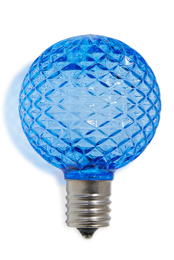 G50 Wonderful LED SMD Bulb (25 bulbs/bag) - Faceted, Multi