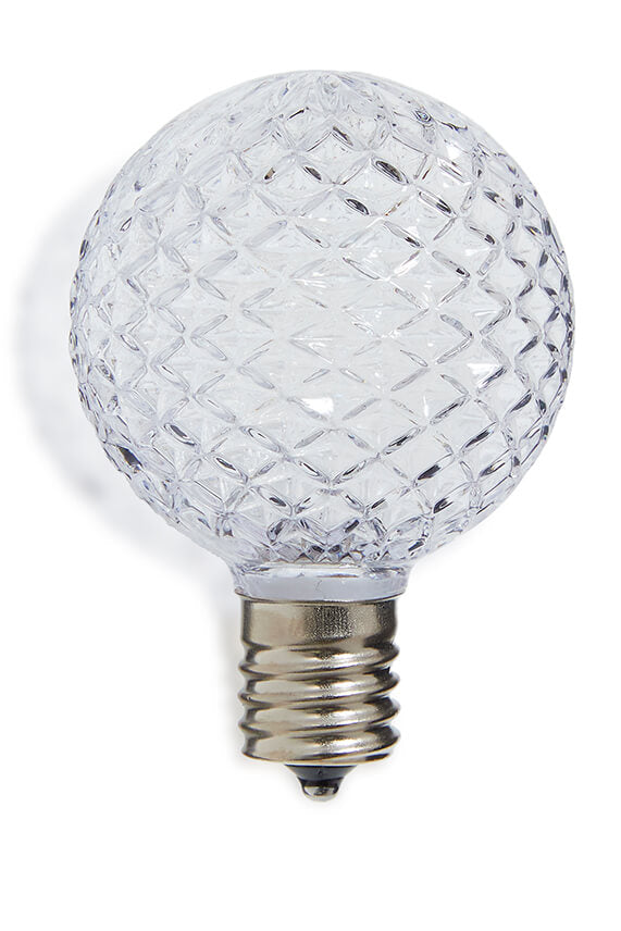 G50 Wonderful LED SMD Bulb (25 bulbs/bag) - Faceted, Cool White